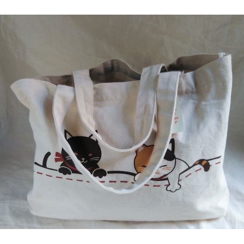 Canvas Tote Bag- Cats