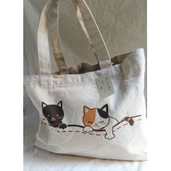 Canvas Tote Bag- Cats