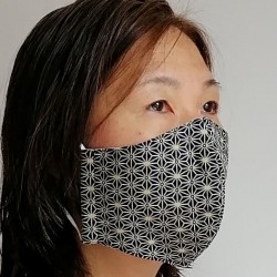 Mascherina giapponese in cotone, per uomini