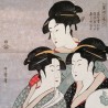 Furoshiki 50cm Tre Belle Donne di Utamaro