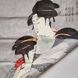 Furoshiki 50cm Tre Belle Donne di Utamaro