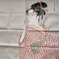 Furoshiki 50cm Utamaro Donna