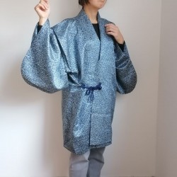 Kimono coat blue