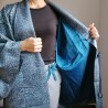 Giacca Kimono blu