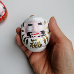 Daruma 6,5cm Rosso&bianco