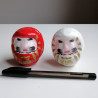 Daruma red&white  6.5cm