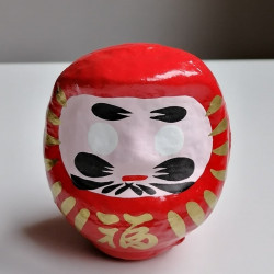 Red Daruma 9cm