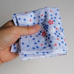Handkerchief Cherry on stripe