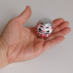 Daruma 5cm argento