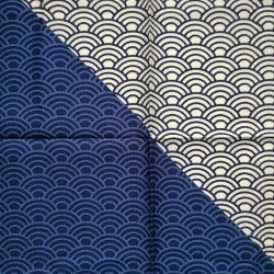 Furoshiki 50cm Seigaiha waves