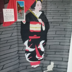 Tenugui Geisha a Kanazawa