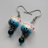 Earrings Manekineko lightblue