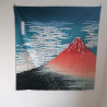 Furoshiki 100cm Red Fuji of Hokusai