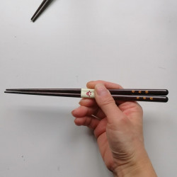 Cats Chopsticks set goldbrown