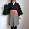 Kimono giacca haori nero