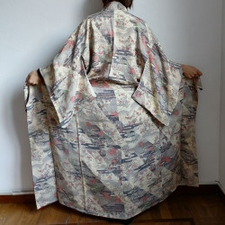 Kimono Komon Cream