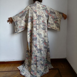 Kimono Komon Cream