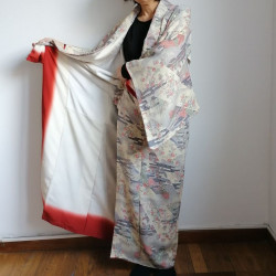 Kimono Komon Cream