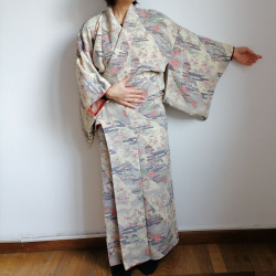 Kimono Komon Cream