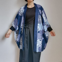 Giacca stile Kimono -Crisantemi