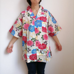 Aloha shirts Peony white L