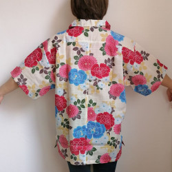 Aloha shirts Peony white L