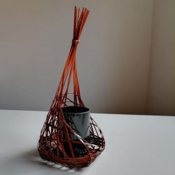 Ceste-vaso in bambù -mini