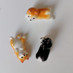 Chopstick-rest Black Shiba