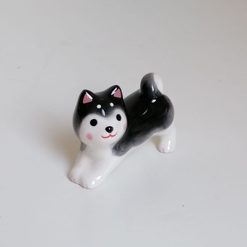 Chopstick-rest Black Shiba