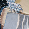 Furoshiki 70cm Big waves of Hokusai