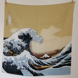 Furoshiki 70cm Onda di Hokusai