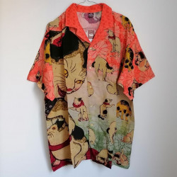 Aloha shirts Kunitoshi Cats