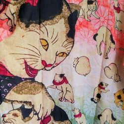 Aloha shirts Kunitoshi Cats