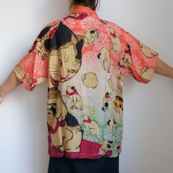 Aloha shirts Kunitoshi Cats