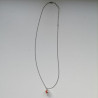 Necklace Crane in bubble Orange