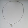 Necklace Crane in bubble Asanoha green