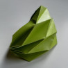 Origami Paper bracelet yellowgreen