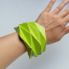 Origami Paper bracelet yellowgreen