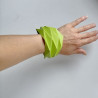 Origami Paper bracelet yellowgreen