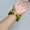 Origami Paper bracelet yellowgreen