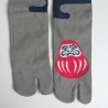Tabi socks free-size Daruma