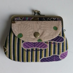Coin purse 2 clips and pocket