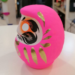 Pink Daruma 12cm