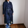 Kimono robe rayon -Chrysanthenum