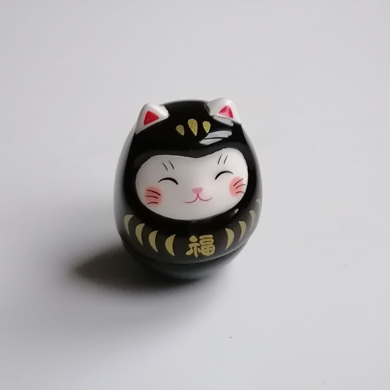 Swing Neko-Daruma black