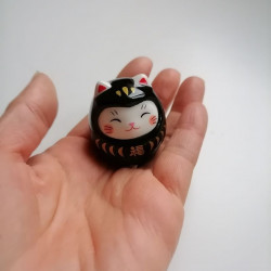 Swing Neko-Daruma black