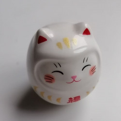 Swing Neko-Daruma white