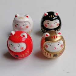 Dondolina gatto NekoDaruma bianco