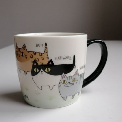 Mug cup "cat brothers" Rugby