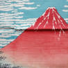 Furoshiki 50cm Hokusai "Fuji in Red"